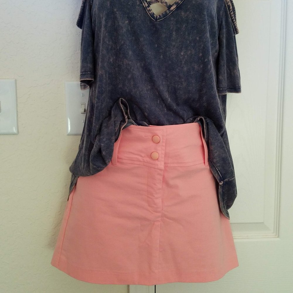 XOXO pink stretch mini skirt size 5/6